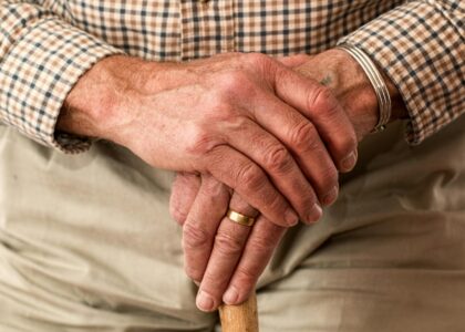 person holding rod